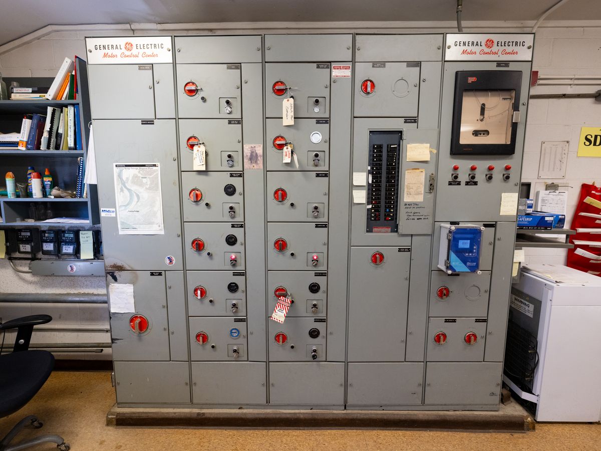Water-treatment control panel